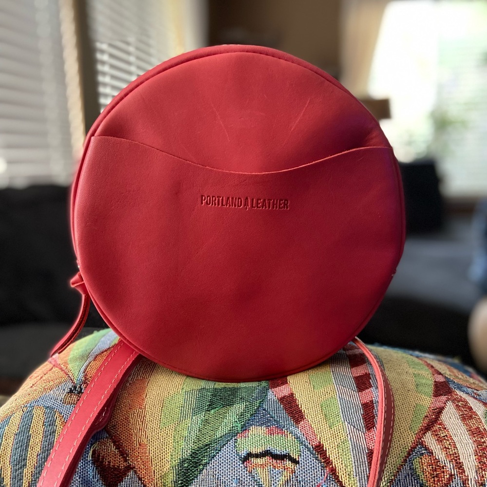 New Never Used Portland Leather Circle Bag
